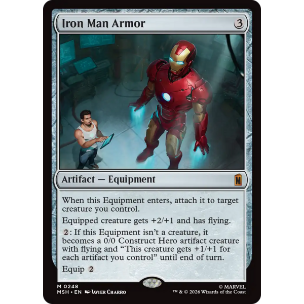 Magic: The Gathering Iron Man Armor (248) Lightly Played