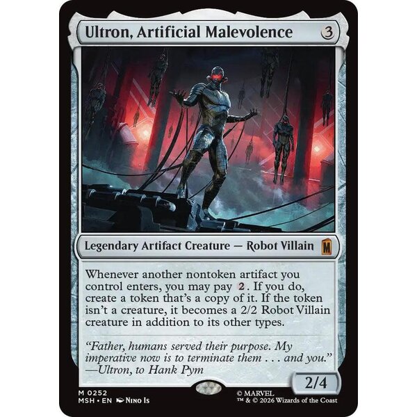 Magic: The Gathering Ultron, Artificial Malevolence (252) Lightly Played