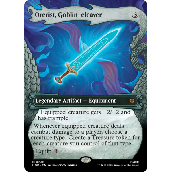 Magic: The Gathering Orcrist, Goblin-cleaver (Showcase) (236) Near Mint