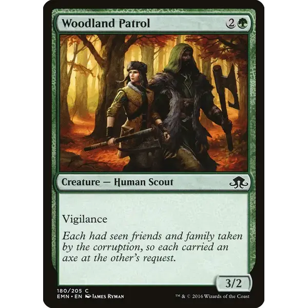 Magic: The Gathering Woodland Patrol (180) Near Mint