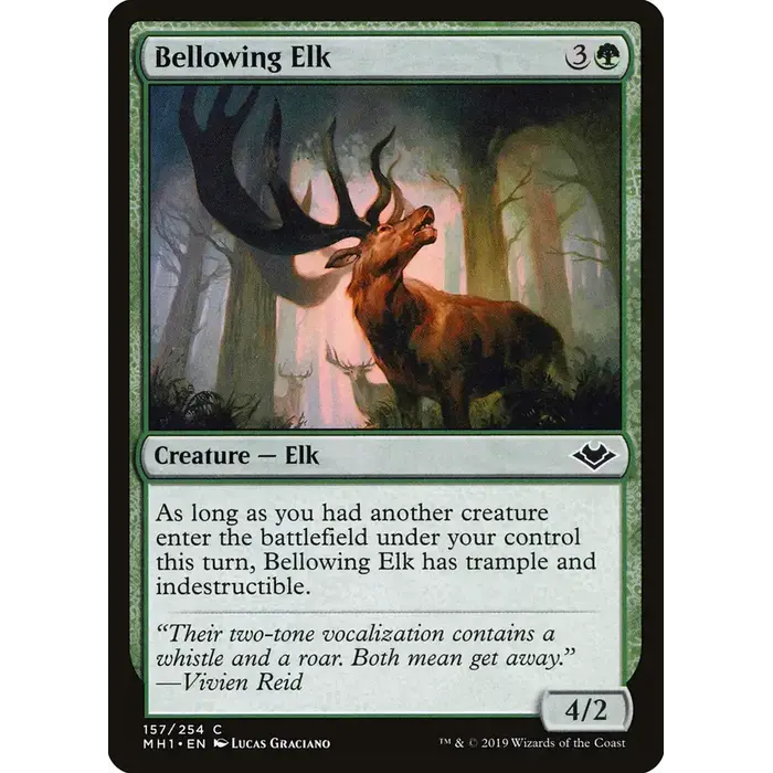 Magic: The Gathering Bellowing Elk (157) Near Mint