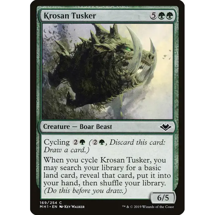 Magic: The Gathering Krosan Tusker (169) Near Mint