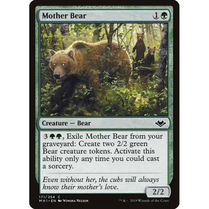 Magic: The Gathering Mother Bear (171) Near Mint