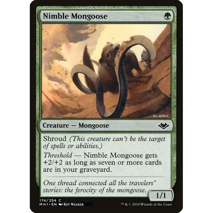 Magic: The Gathering Nimble Mongoose (174) Near Mint