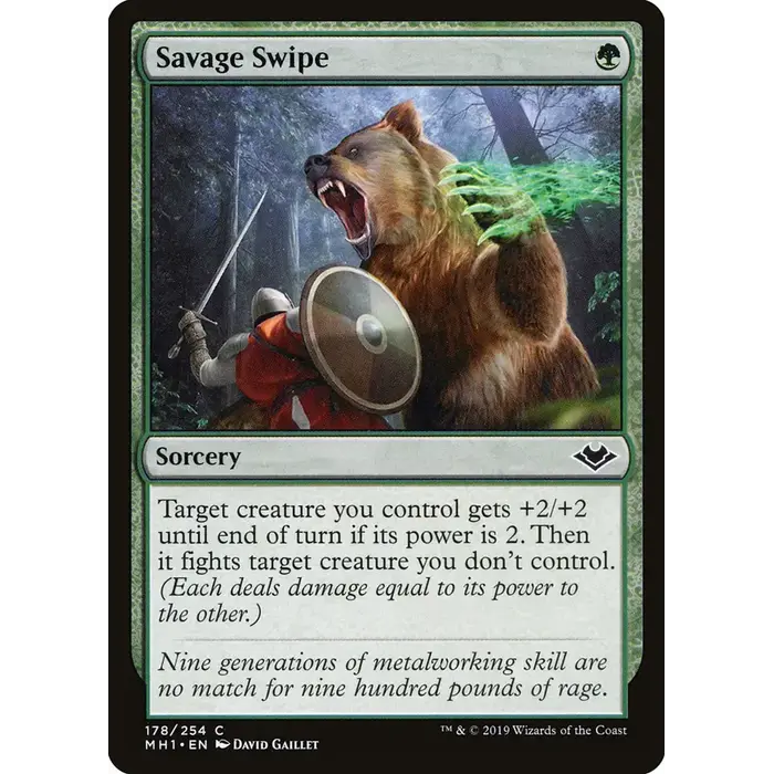 Magic: The Gathering Savage Swipe (178) Near Mint