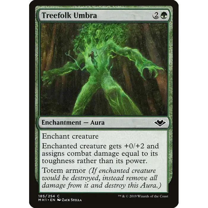 Magic: The Gathering Treefolk Umbra (185) Near Mint