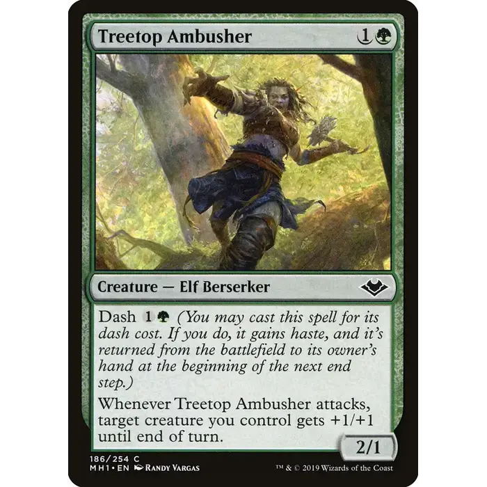 Magic: The Gathering Treetop Ambusher (186) Near Mint