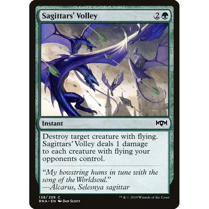 Magic: The Gathering Sagittars' Volley (138) Near Mint