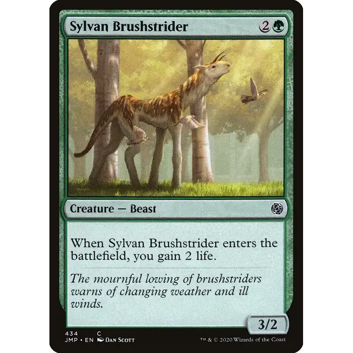 Magic: The Gathering Sylvan Brushstrider (144) Near Mint