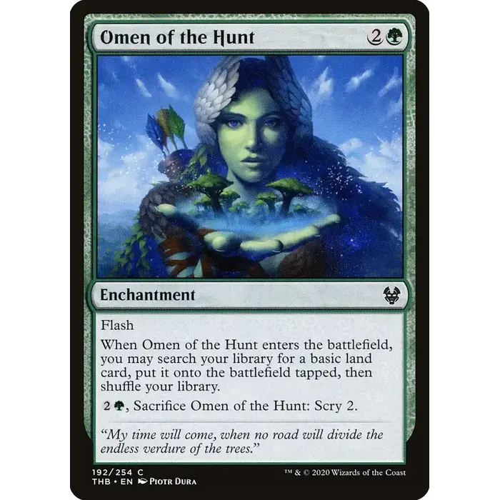 Magic: The Gathering Omen of the Hunt (192) Near Mint