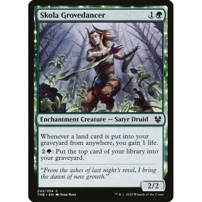 Magic: The Gathering Skola Grovedancer (202) Near Mint