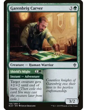 Magic: The Gathering Garenbrig Carver (156) Near Mint