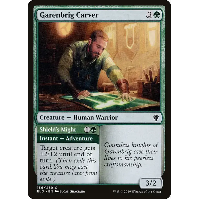 Magic: The Gathering Garenbrig Carver (156) Near Mint