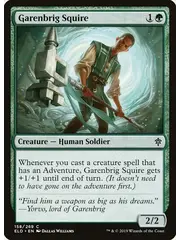 Magic: The Gathering Garenbrig Squire (158) Near Mint