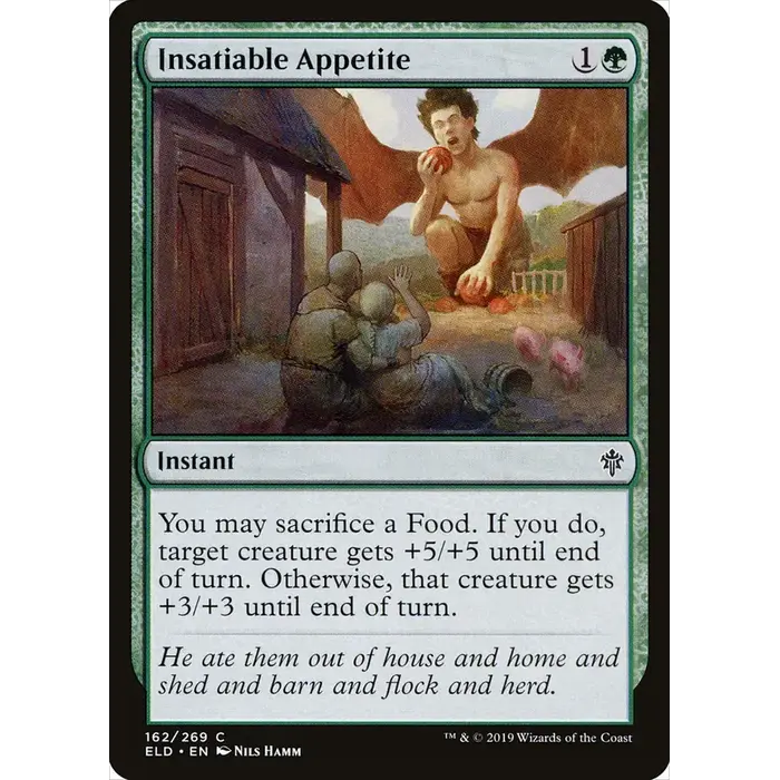 Magic: The Gathering Insatiable Appetite (162) Near Mint
