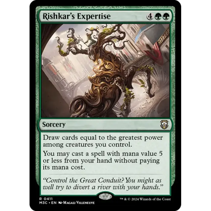Magic: The Gathering Rishkar's Expertise (411) Near Mint