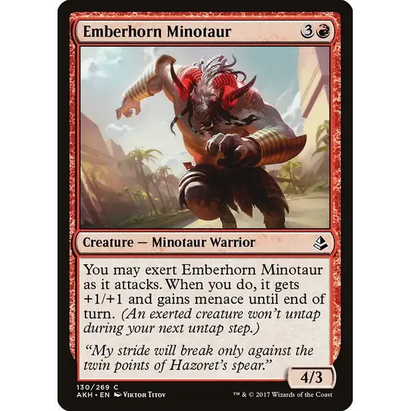Magic: The Gathering Emberhorn Minotaur (130) Near Mint