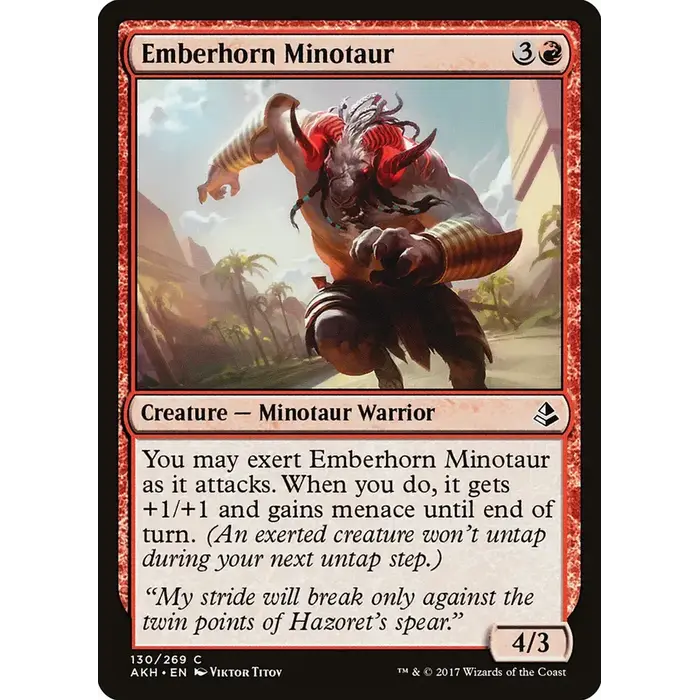 Magic: The Gathering Emberhorn Minotaur (130) Near Mint