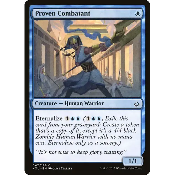 Magic: The Gathering Proven Combatant (42) Near Mint