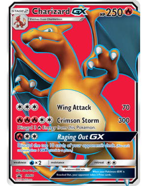 Pokemon Charizard GX (SM60) Lightly Played Holofoil