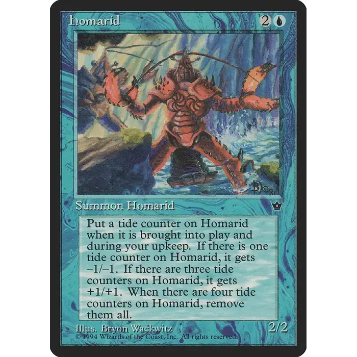 Magic: The Gathering Homarid (Wackwitz) (19d) Near Mint