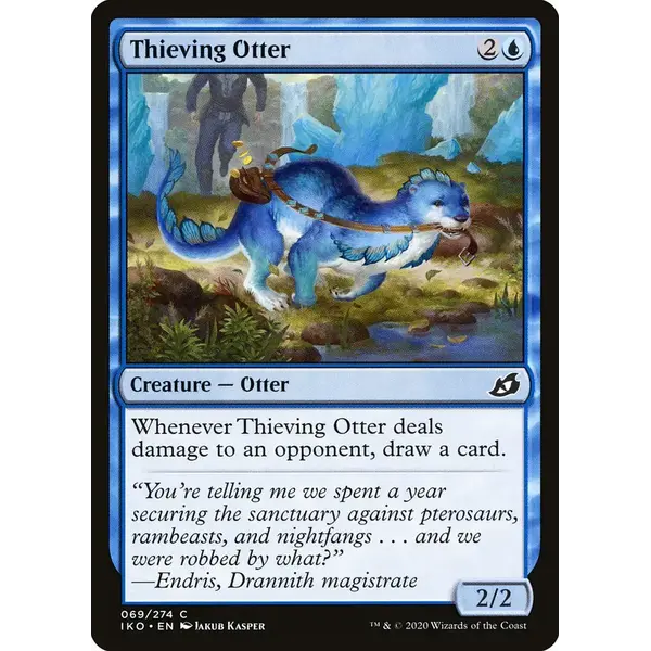 Magic: The Gathering Thieving Otter (69) Near Mint