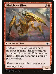 Magic: The Gathering Bladeback Sliver (119) Near Mint