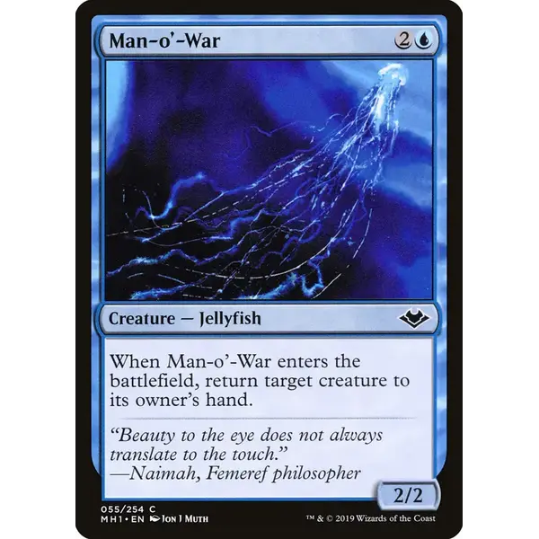 Magic: The Gathering Man-o'-War (55) Near Mint
