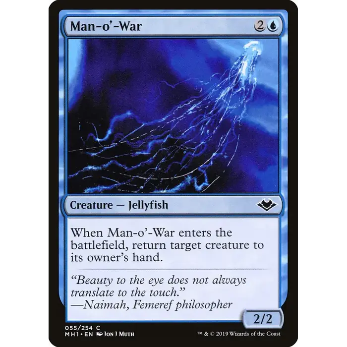 Magic: The Gathering Man-o'-War (55) Near Mint