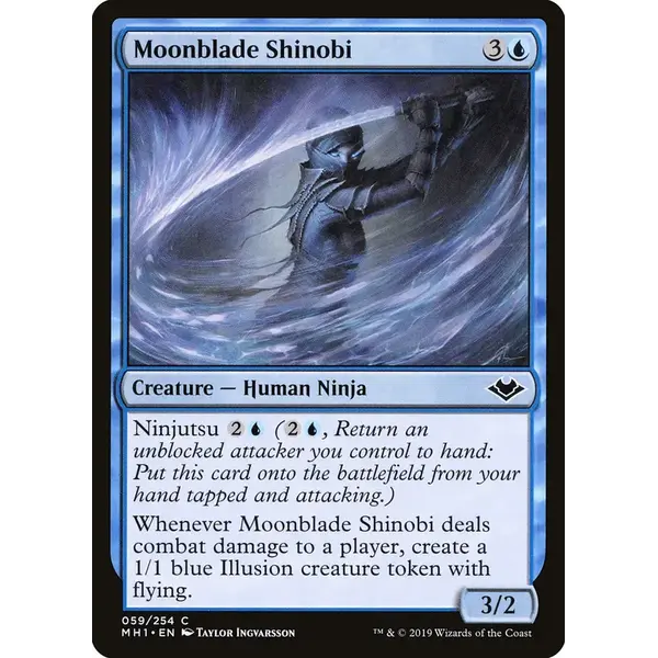 Magic: The Gathering Moonblade Shinobi (59) Near Mint