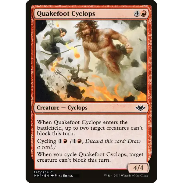 Magic: The Gathering Quakefoot Cyclops (142) Near Mint