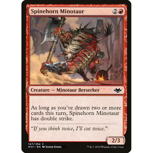 Magic: The Gathering Spinehorn Minotaur (147) Near Mint