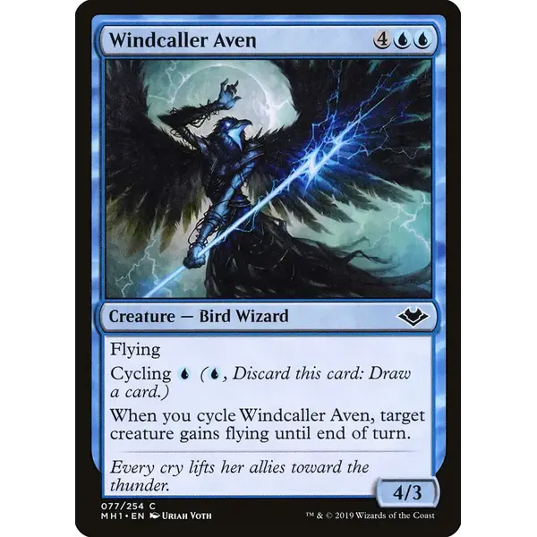 Magic: The Gathering Windcaller Aven (77) Near Mint