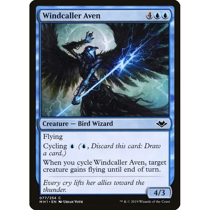 Magic: The Gathering Windcaller Aven (77) Near Mint