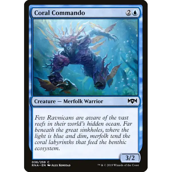 Magic: The Gathering Coral Commando (36) Near Mint