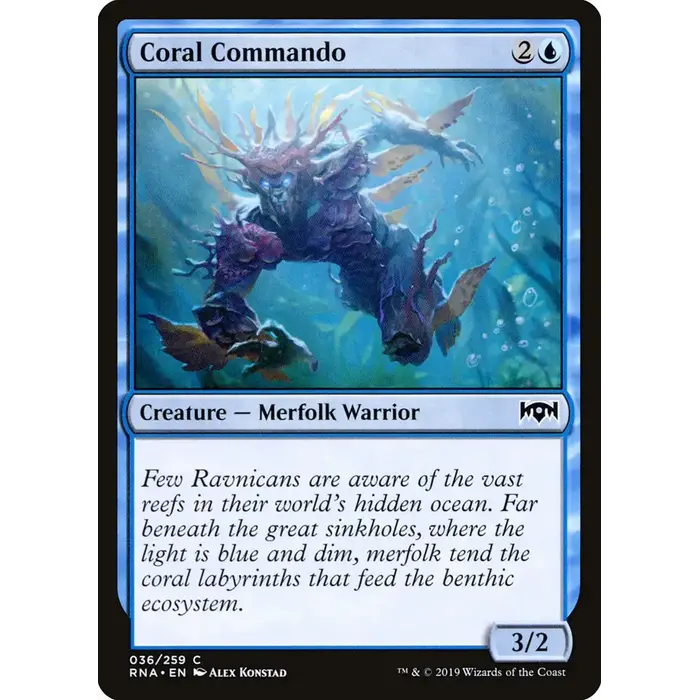 Magic: The Gathering Coral Commando (36) Near Mint