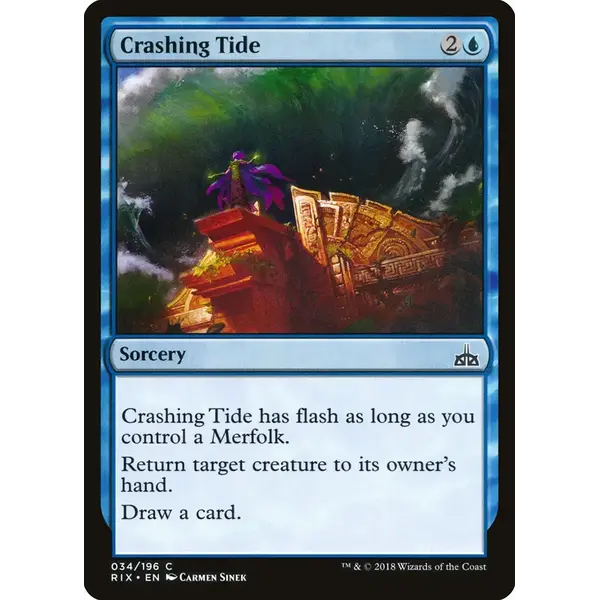 Magic: The Gathering Crashing Tide (34) Near Mint