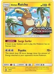Pokemon Alolan Raichu (Prerelease) (SM72) Lightly Played Holofoil