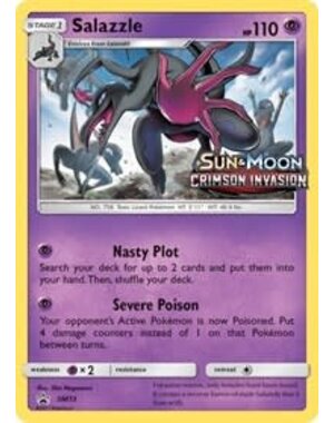 Pokemon Salazzle (Prerelease) (SM73) Lightly Played Holofoil