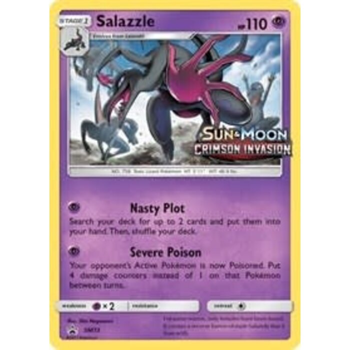 Pokemon Salazzle (Prerelease) (SM73) Lightly Played Holofoil