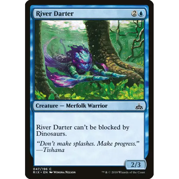 Magic: The Gathering River Darter (47) Near Mint
