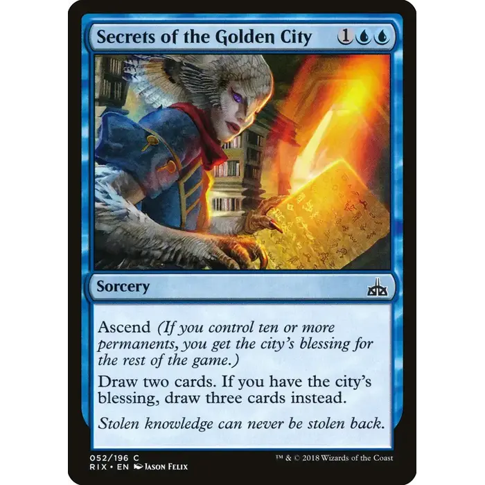 Magic: The Gathering Secrets of the Golden City (52) Near Mint