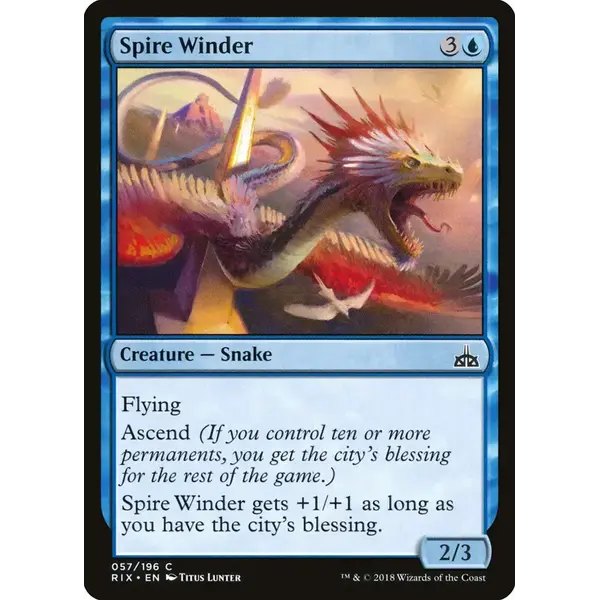 Magic: The Gathering Spire Winder (57) Near Mint