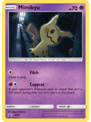 Pokemon Mimikyu (SM99) Lightly Played Holofoil