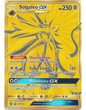 Pokemon Solgaleo GX (SM104a) Near Mint Holofoil