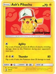 Pokemon Ash's Pikachu (SM109) Lightly Played