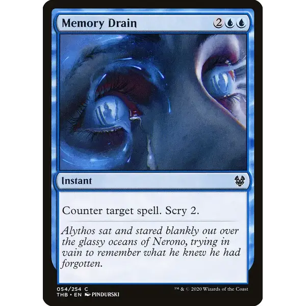 Magic: The Gathering Memory Drain (54) Near Mint
