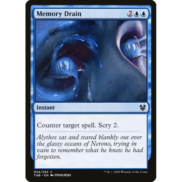 Magic: The Gathering Memory Drain (54) Near Mint