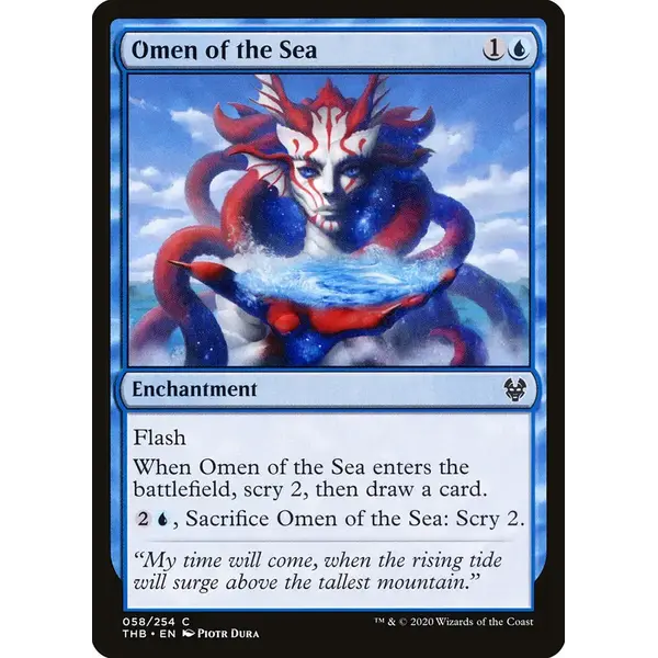 Magic: The Gathering Omen of the Sea (58) Near Mint