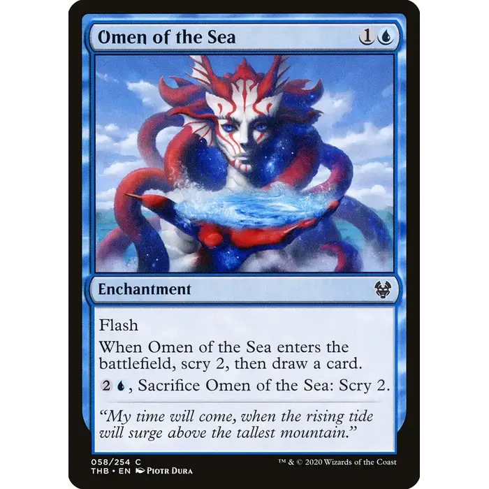 Magic: The Gathering Omen of the Sea (58) Near Mint